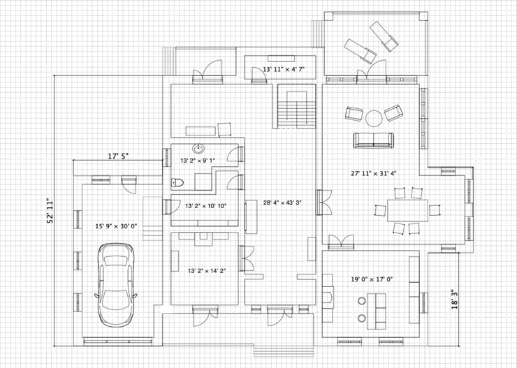 A floor plan made in Live Home 3D