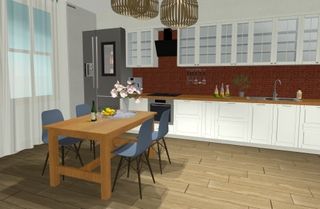 Traditional kitchen interior – video preview
