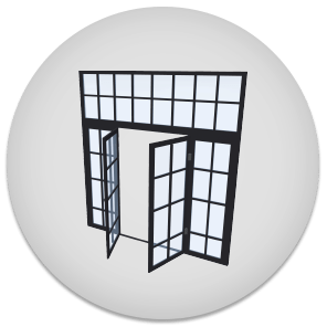 Doors, Windows and Gates Extras Pack icon.