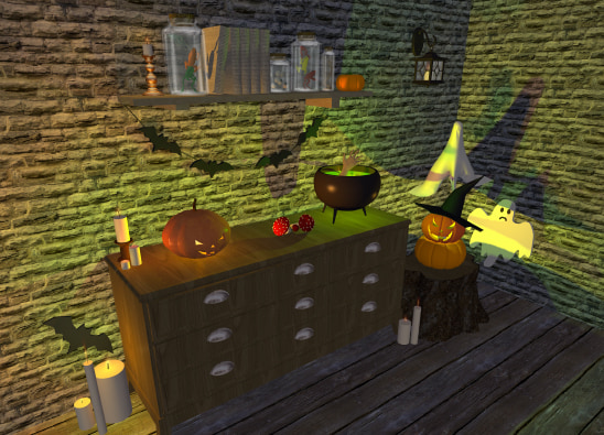 Halloween decorations for Live Home 3D