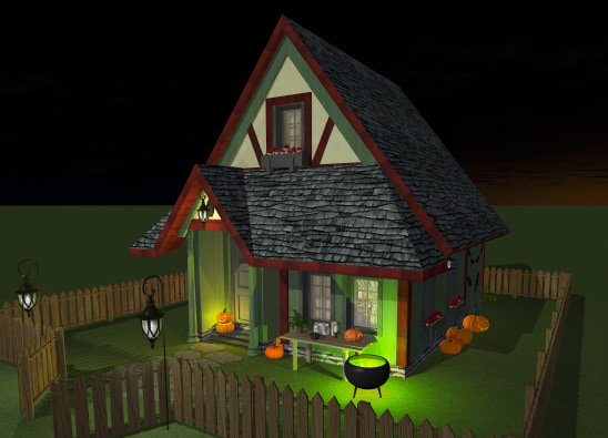 Witch house design in Live Home 3D