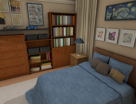 Sheldon’s bedroom screenshot