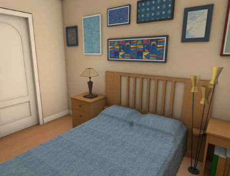 Leonard’s bedroom screenshot