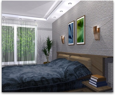 bedroom ceiling mood lighting