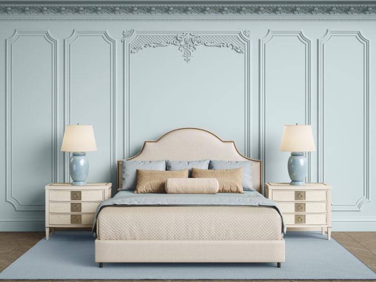 A bedroom in classic style
