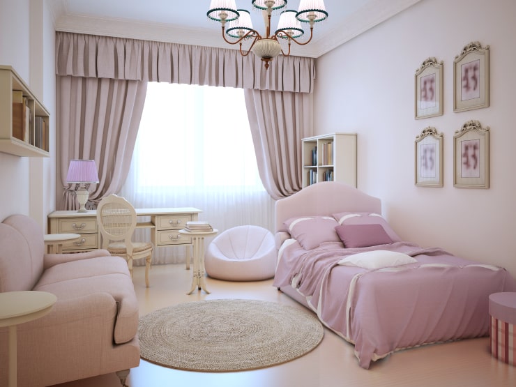 A bedroom in Provence style