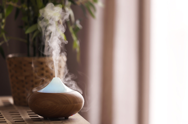 A small air humidifier.