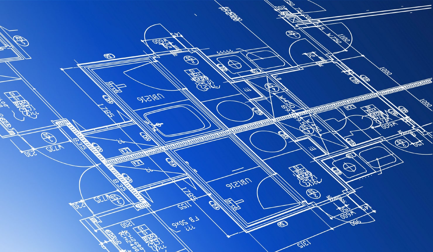 An architectural blueprint.