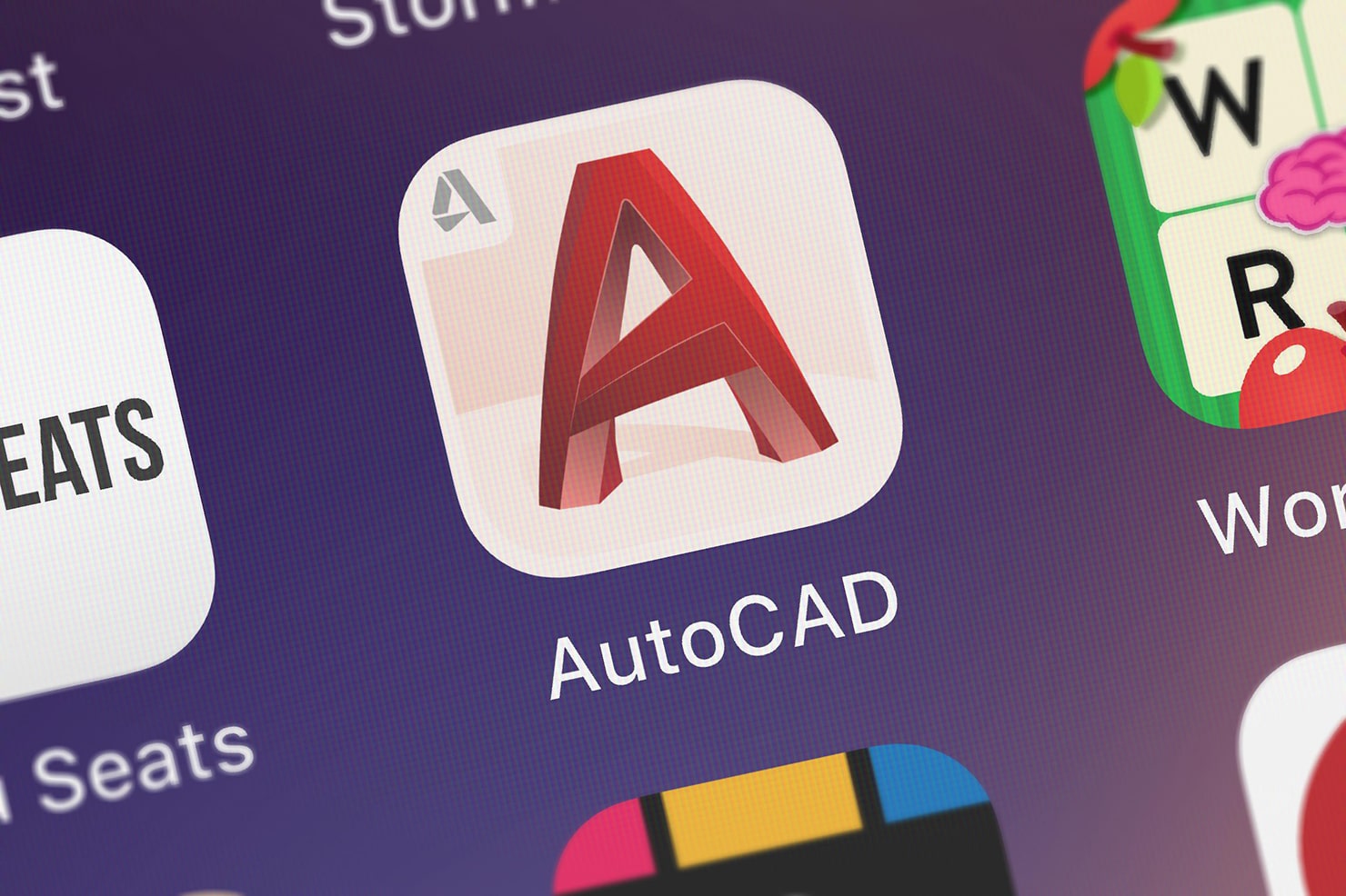 Mobile icon of the AutoCAD software.