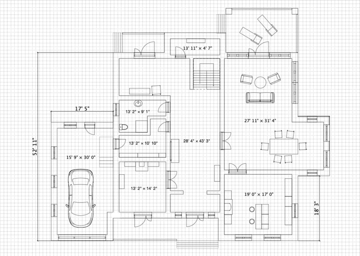 Ranch House Plan with 3 Bedrooms and 3.5 Baths - Plan 3153