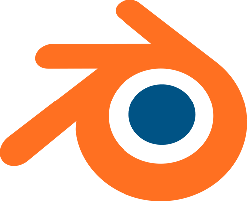 Blender logo.