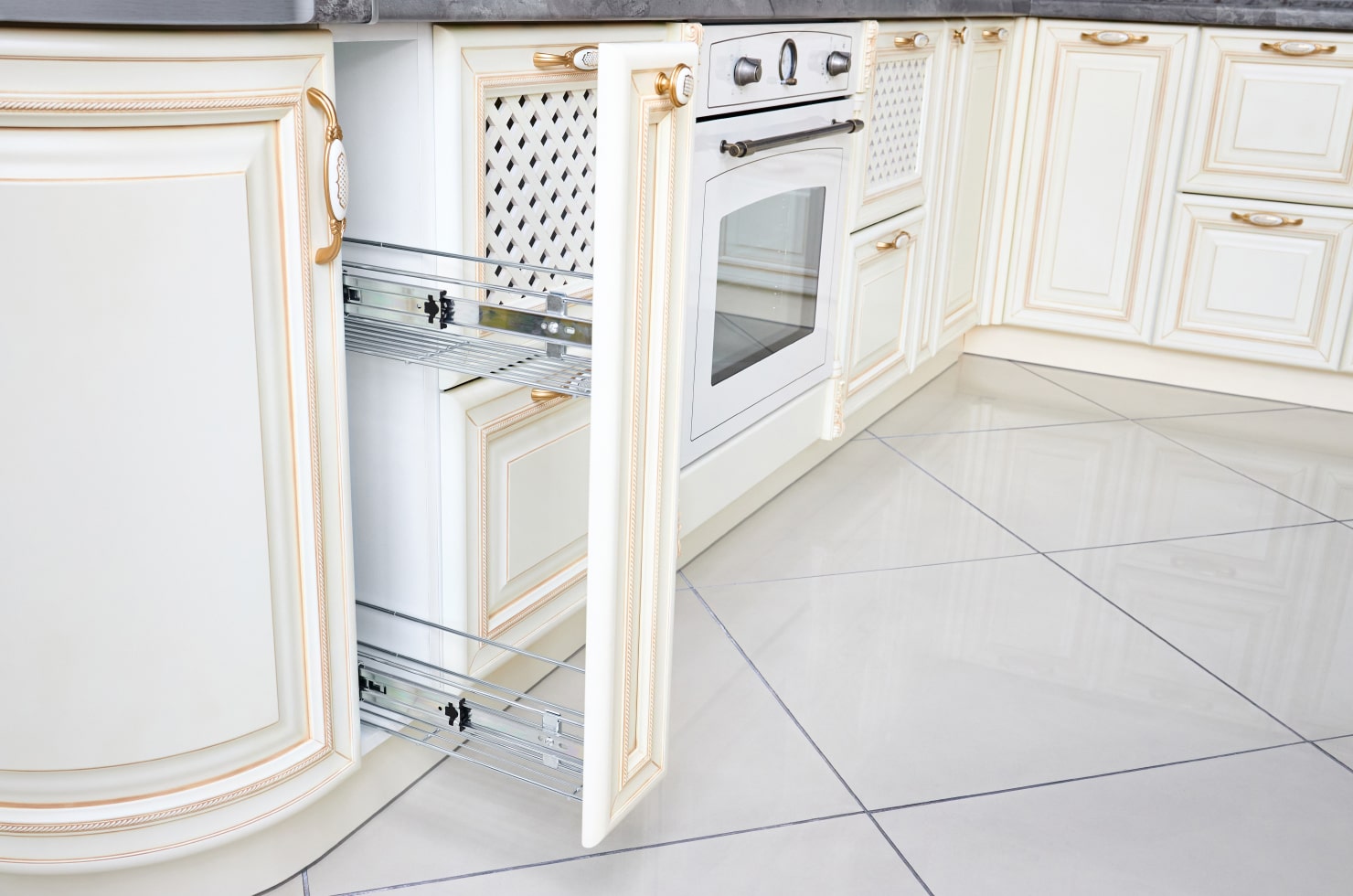 Kitchen storage idea.