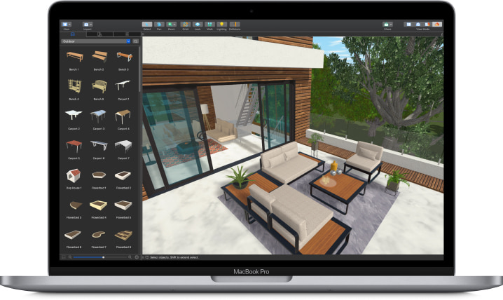 Live Home 3D home design app launched on the MacBook Pro