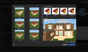 Roof assistant dialog of Live Home 3D