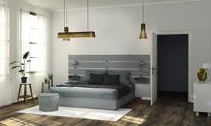 A bedroom designed in Live Home 3D