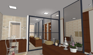 A stylish interior