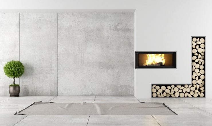 minimalist focal point