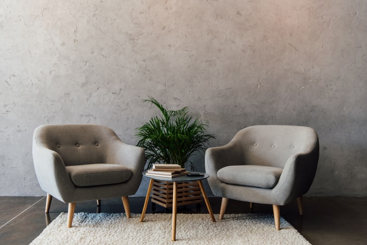 minimalist interior negative space