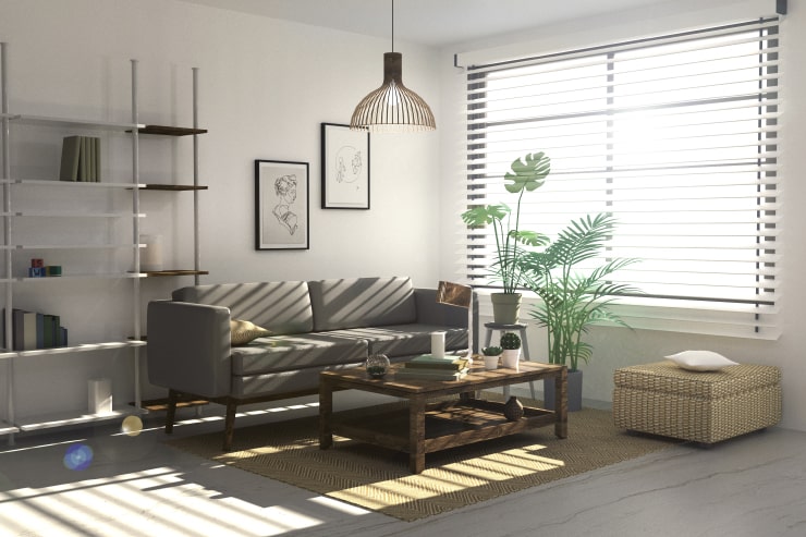 Nordic living room made in Live Home 3D
