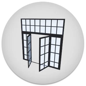 Collection of Doors, Windows and Gates icon