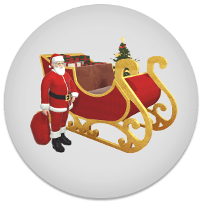 Christmas Decorations Extras Pack icon.