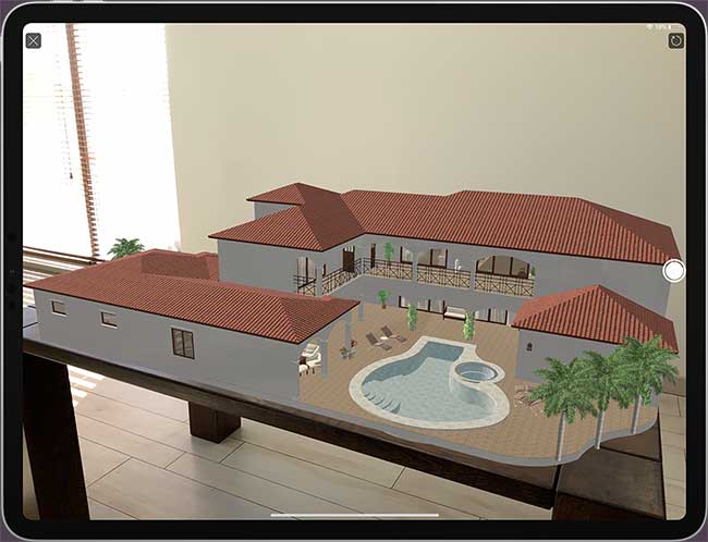 AR home design project at scale