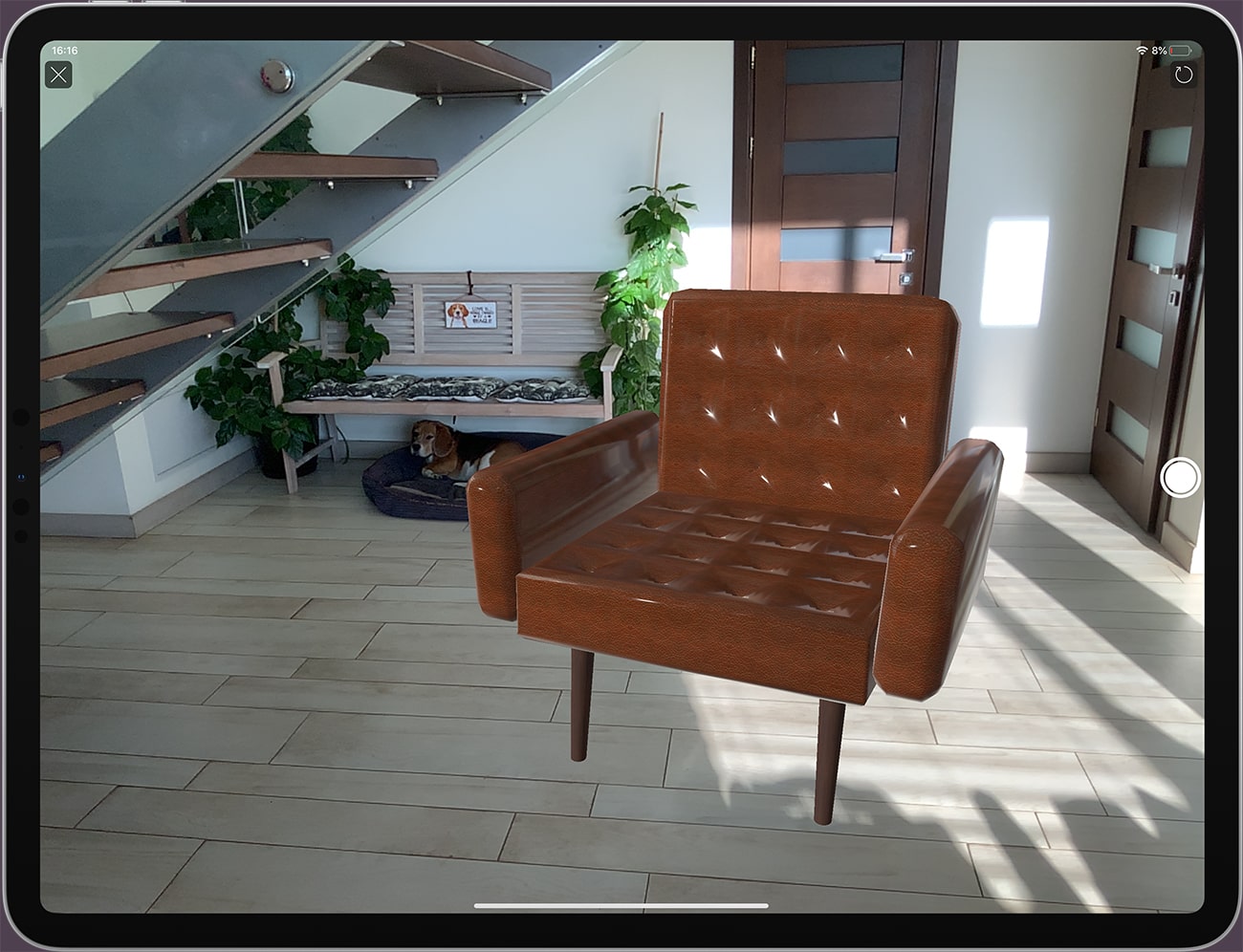 AR model in interior