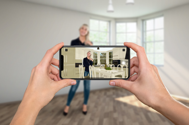 AR (augmented reality) view in Live Home 3D
