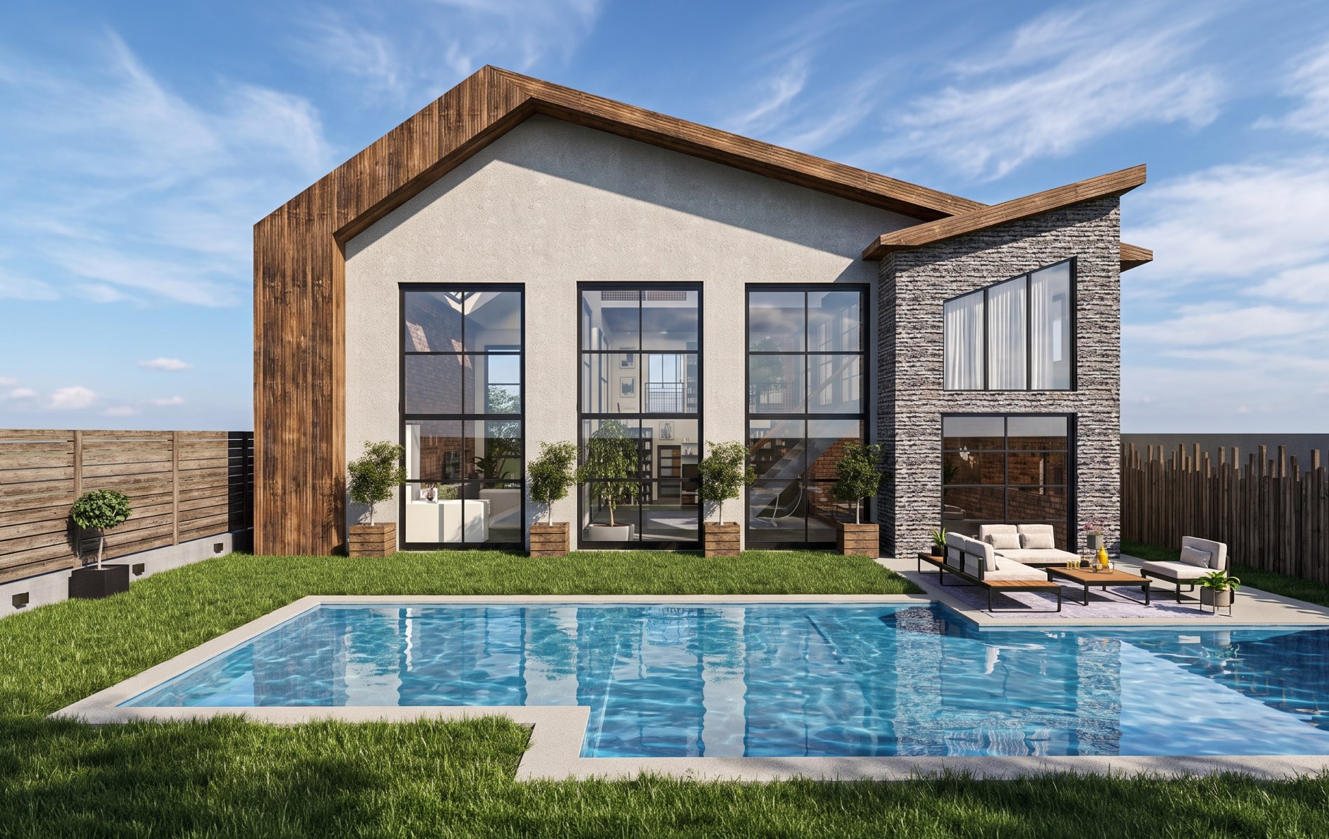 House view after using Render with AI.