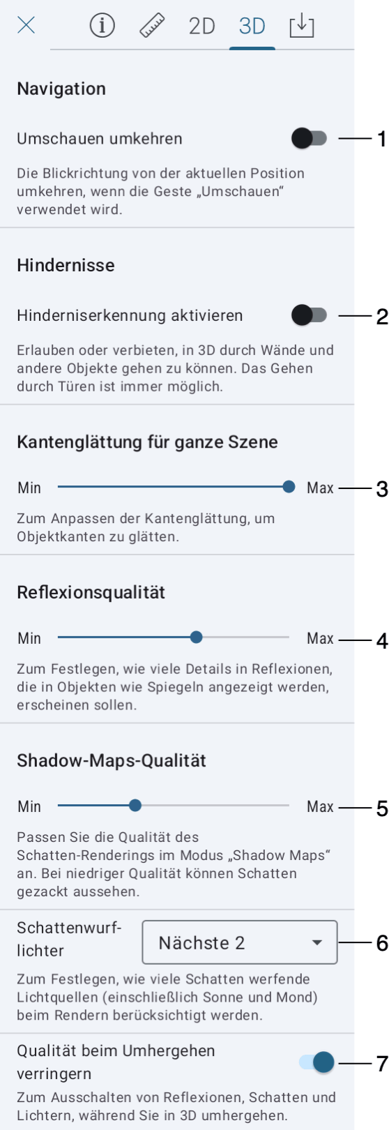 Programmeinstellungen