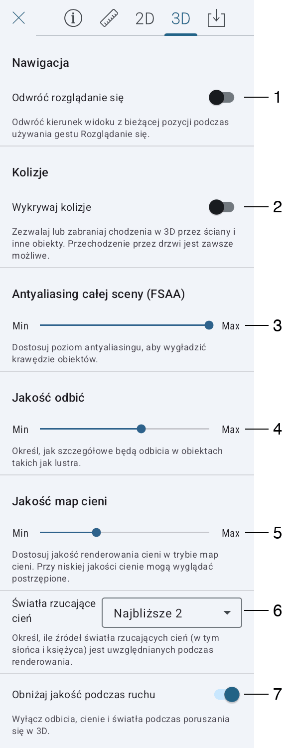 Ustawienia programu