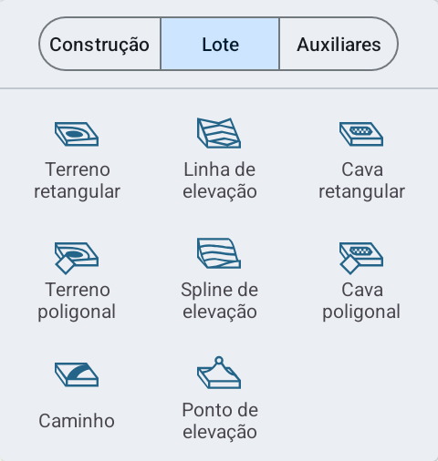 Ferramentas do Lote