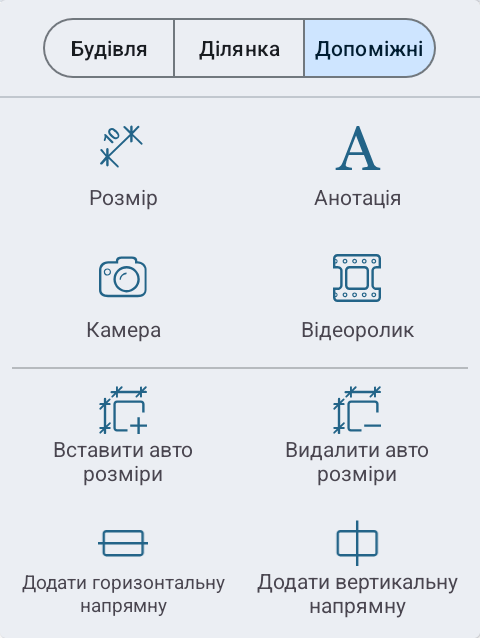 Додавання напрямних
