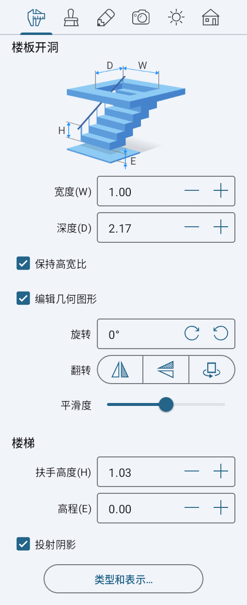 楼梯参数