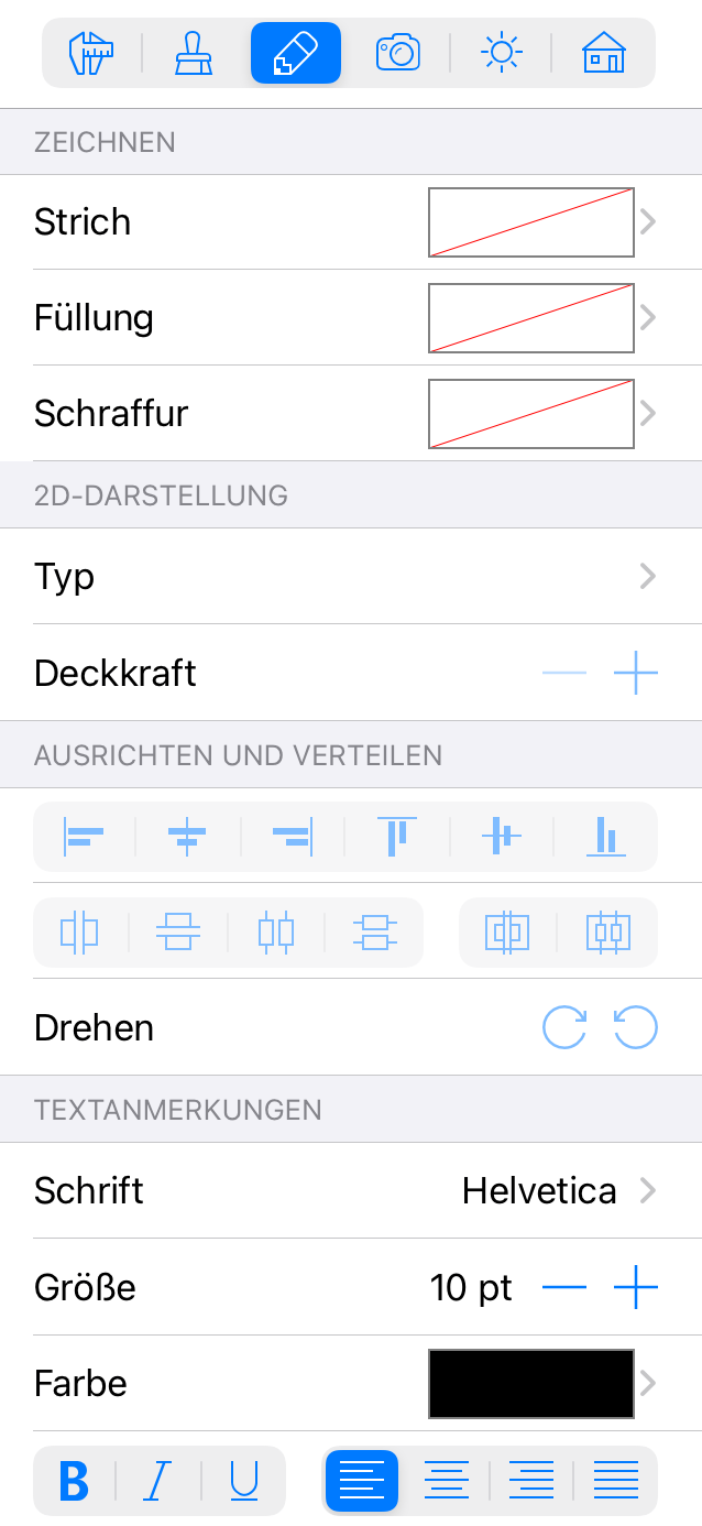 Textformatierungsfunktionen