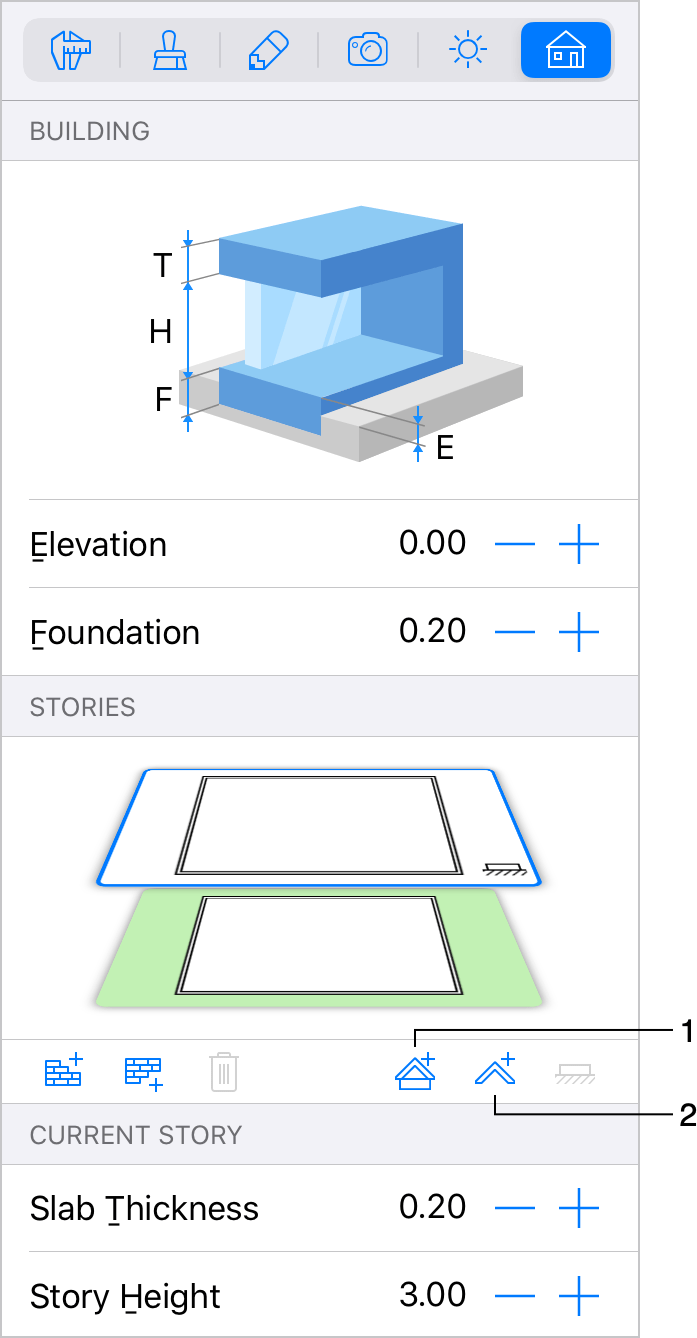 Adding roofs