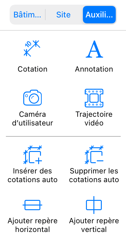 Outils auxiliaires