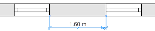 Définir la distance entre des objets