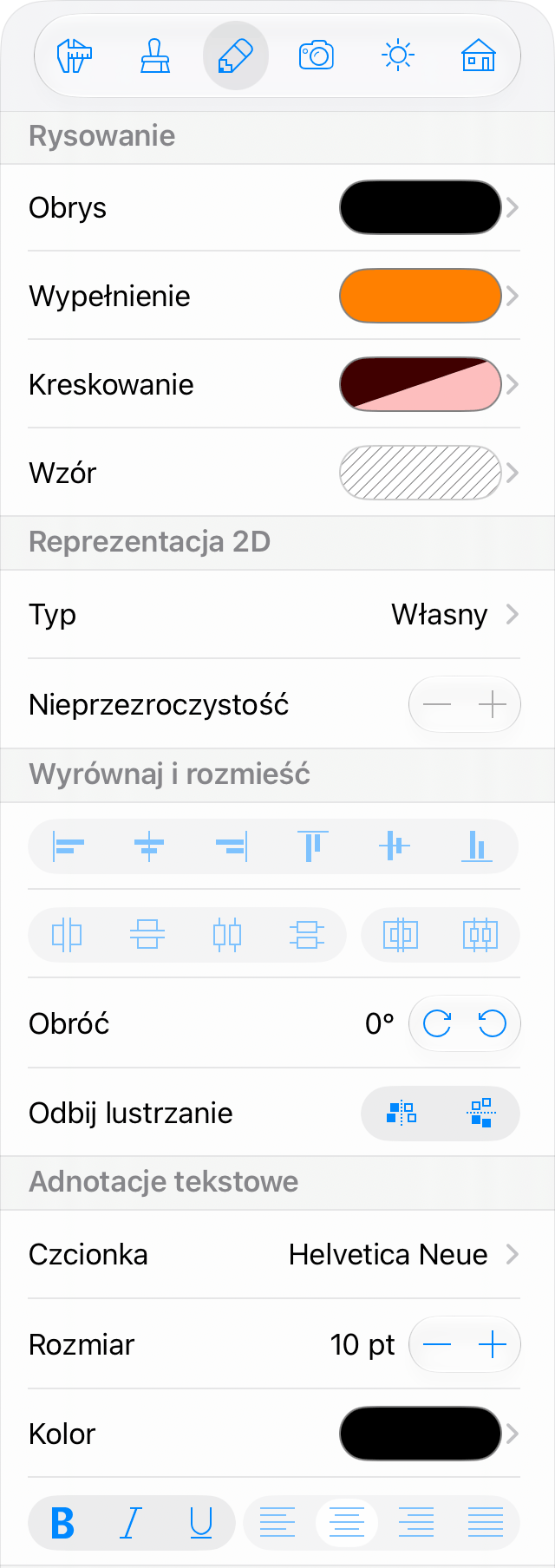 Narzędzia formatowania tekstu