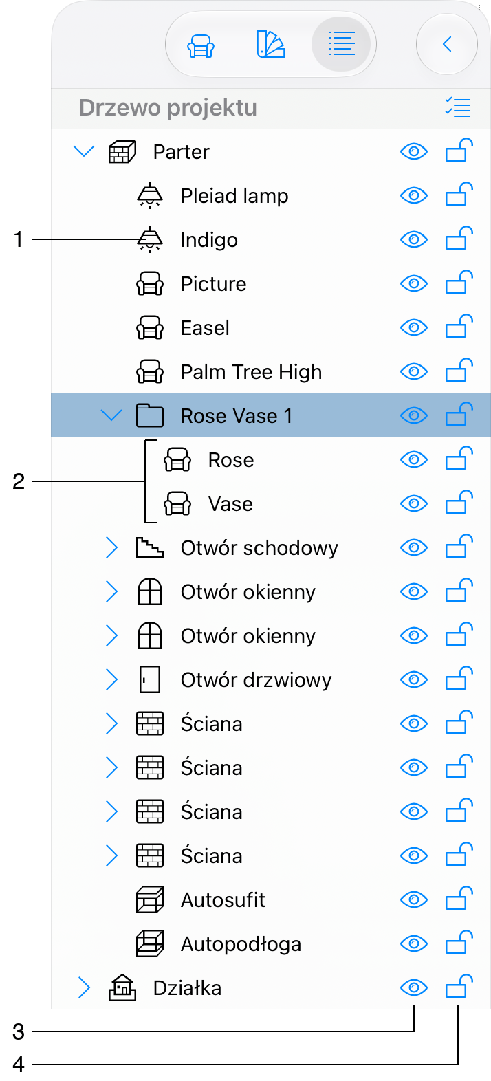 Drzewo projektu