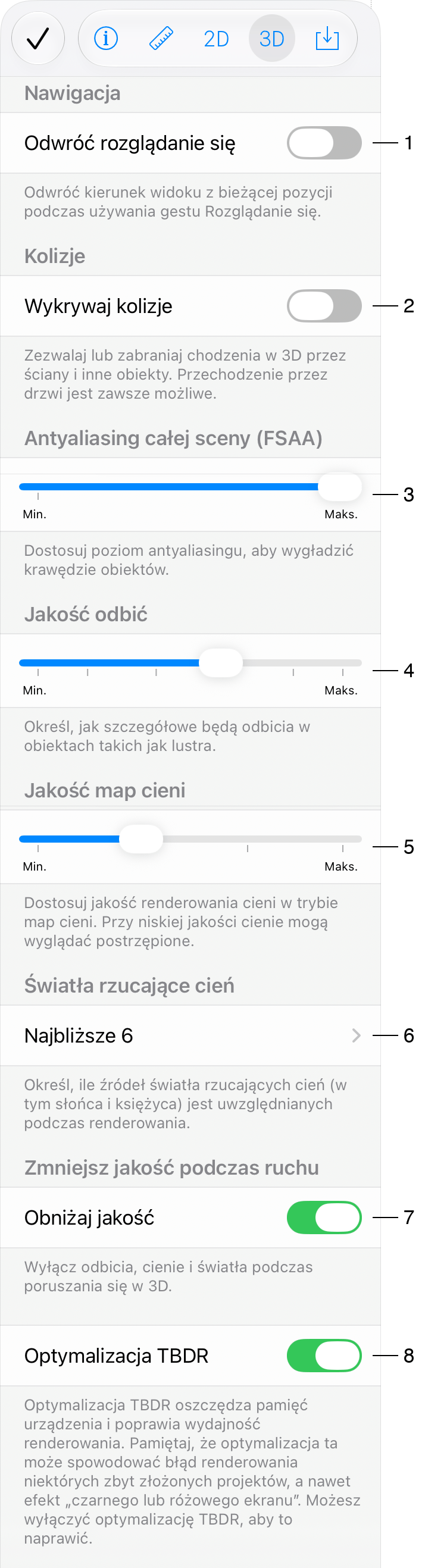 Ustawienia programu