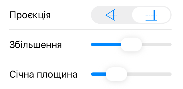 Параметри камер