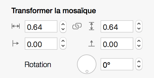 Outils Transformer la mosaïque