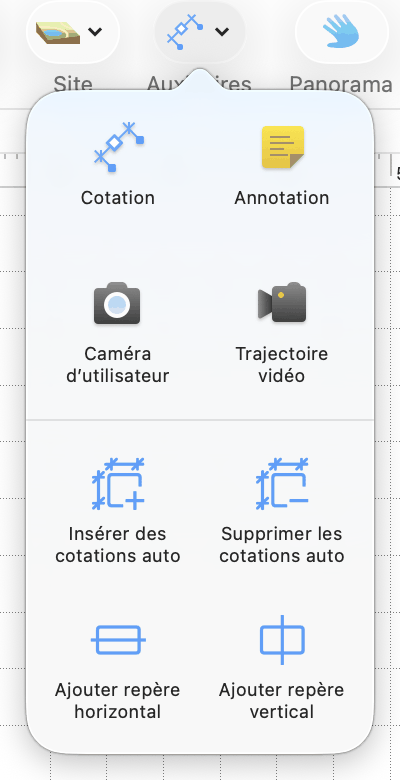 Outil Caméra d’utilisateur