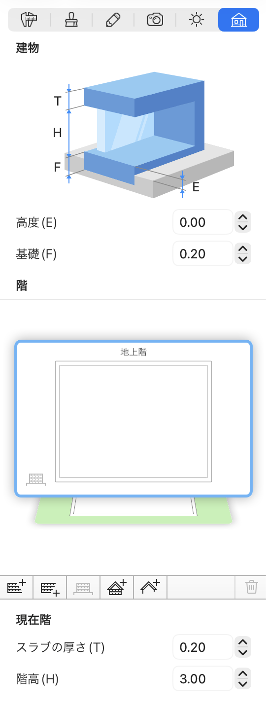屋根の追加