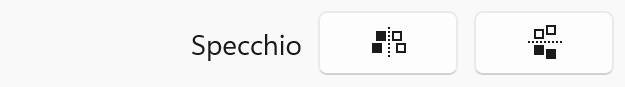 Specchiare gli oggetti