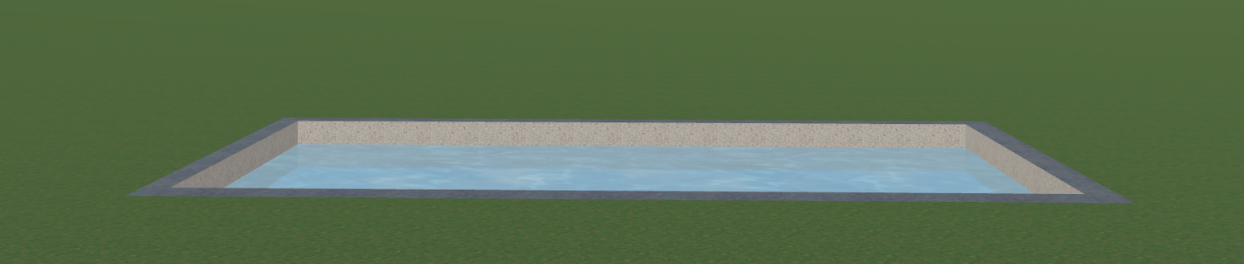 3D модель бассейна.