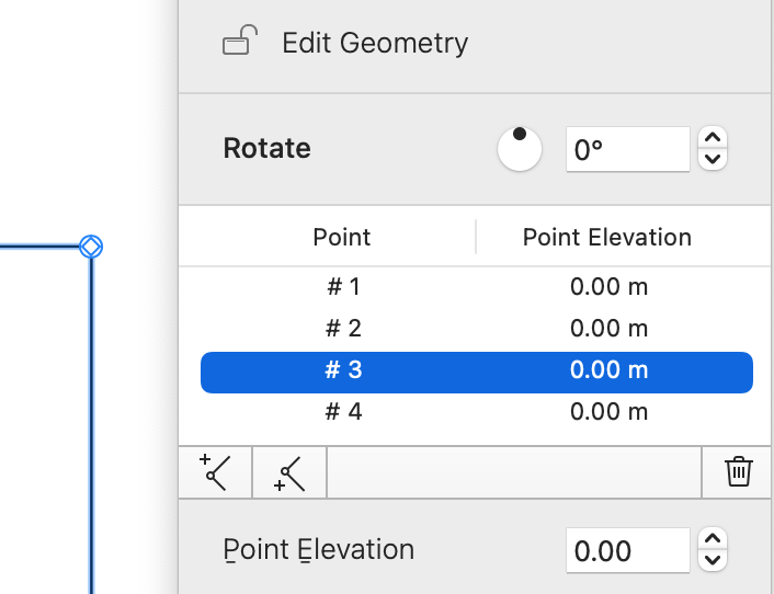 The Inspector with a selected terrain point.